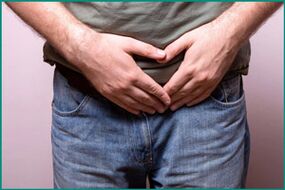 A man with chronic prostatitis